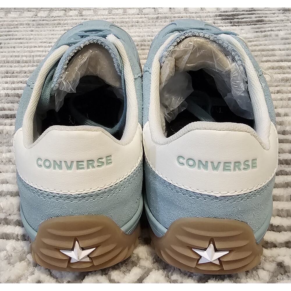 NEW Converse All Star Suede Sneakers Light Blue Women's Size 9 Men's 7.5 - Picture 5 of 10